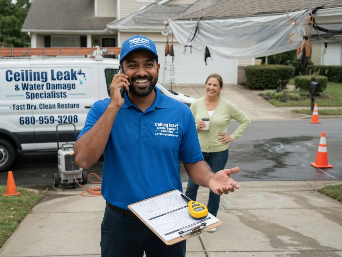 Ceiling Leak Cleanup Blue Island, IL FAQs